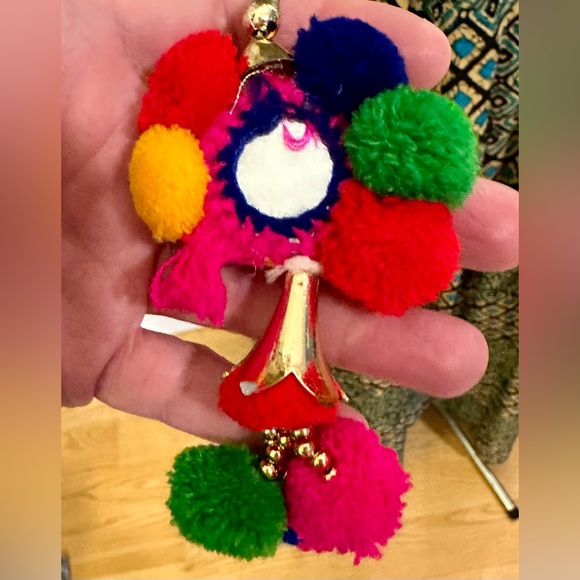 Wowzers Halter Maxi Dress Sz S Brightly Colored Unique Rainbow Decoration India - Picture 5 of 12